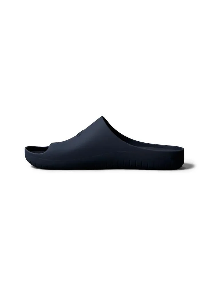 CALVIN KLEIN Navy Matte Jelly Logo Sliders for Men | Best Price UAE